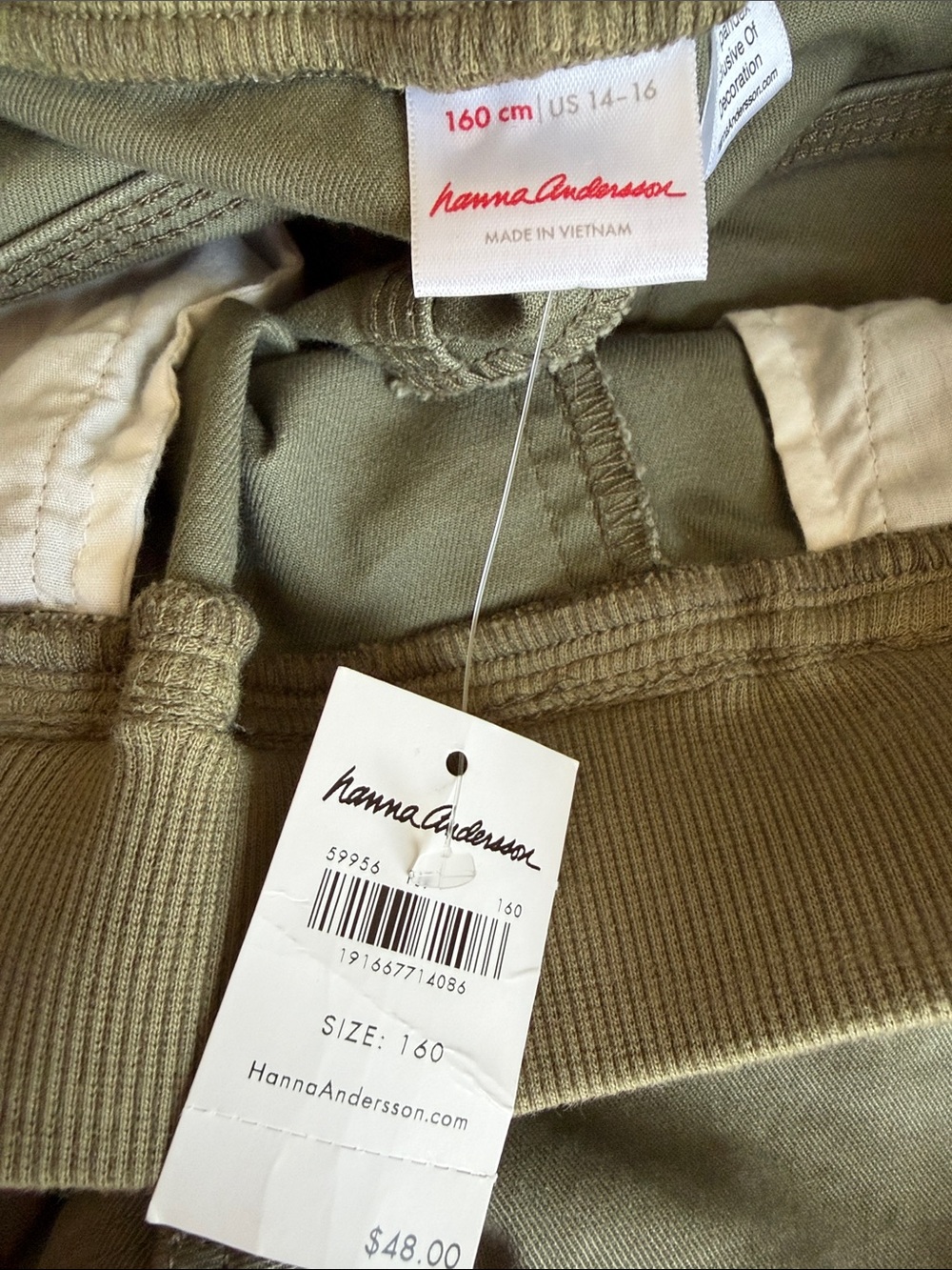 New kids pants.4 items great deal!Lands End, HannahAnderson,Retro Stitch,Walmart